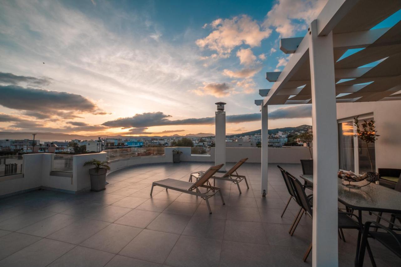Home Sweet Home - Big Balcony With Great View Kíssamos Esterno foto