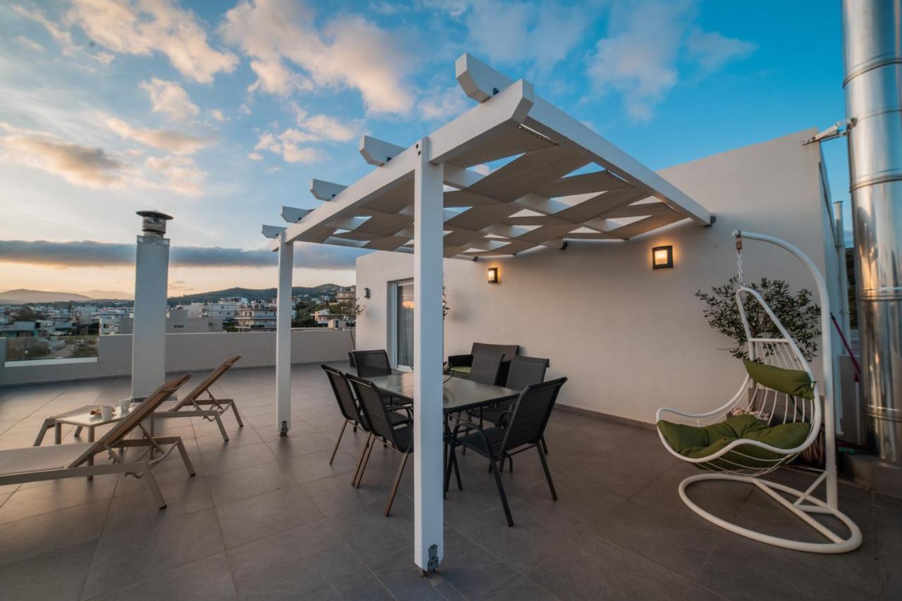 Home Sweet Home - Big Balcony With Great View Kíssamos Esterno foto