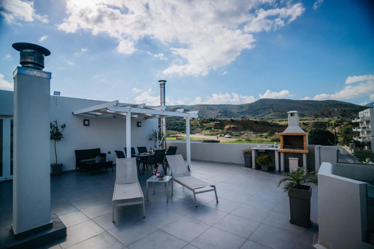 Home Sweet Home - Big Balcony With Great View Kíssamos Esterno foto