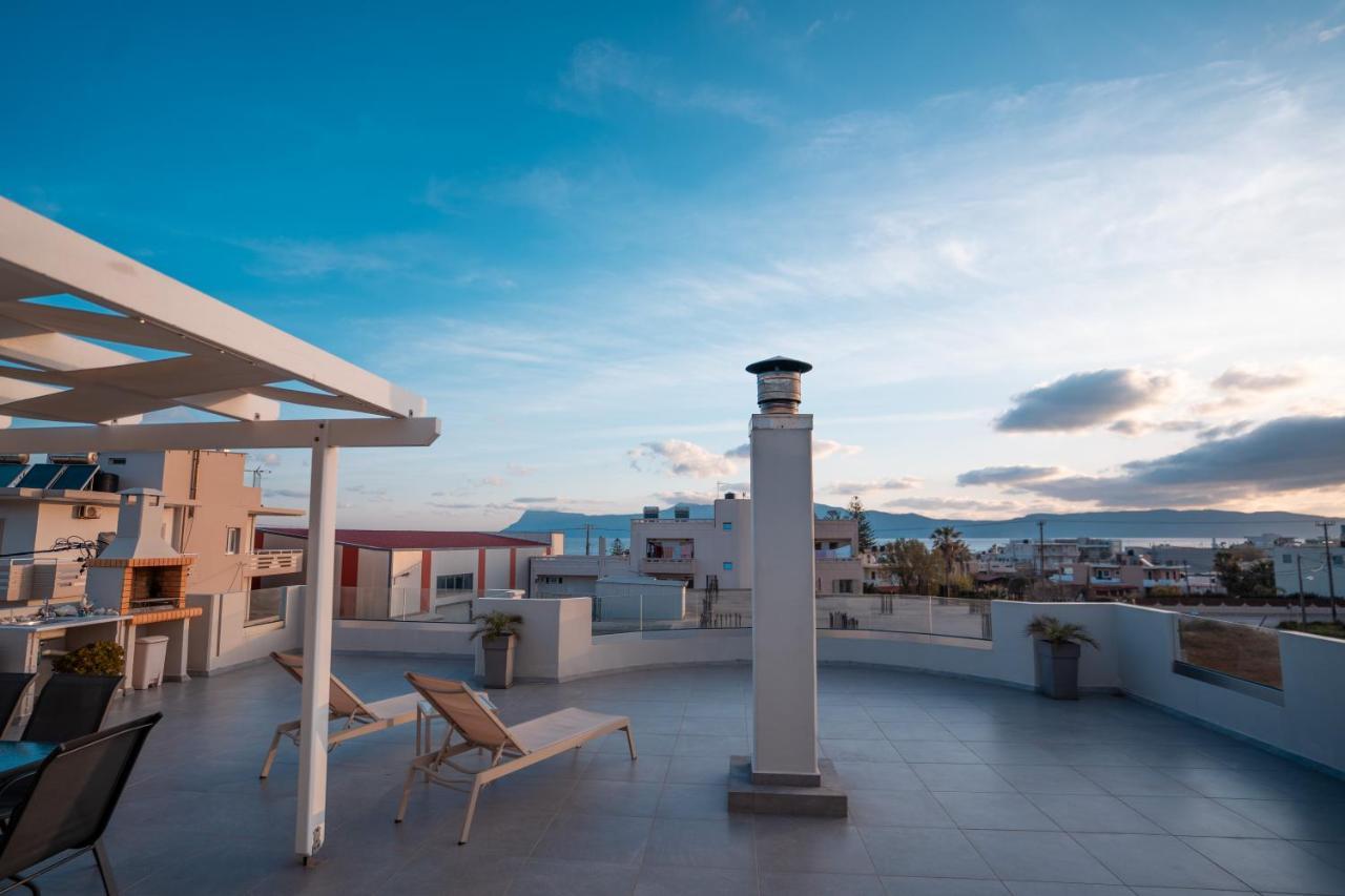 Home Sweet Home - Big Balcony With Great View Kíssamos Esterno foto