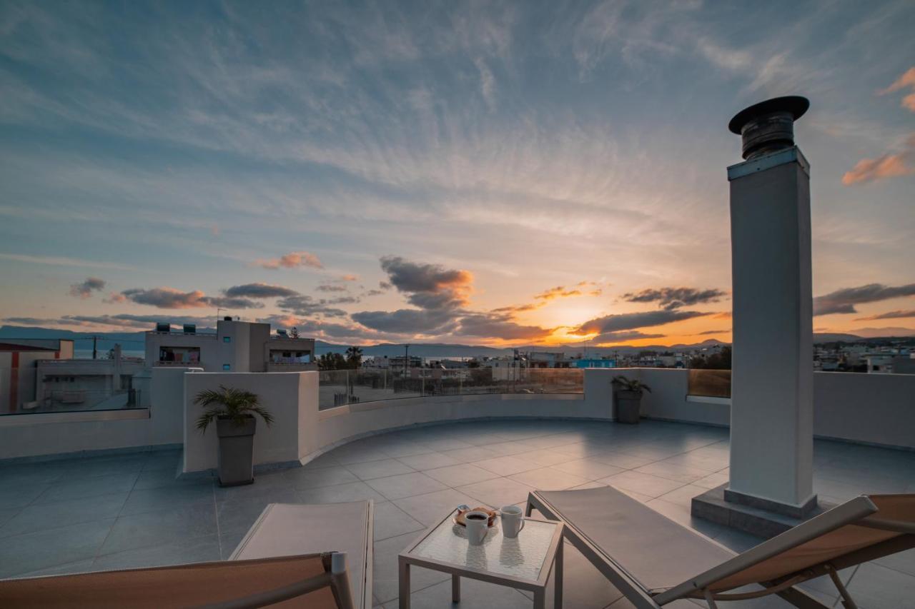Home Sweet Home - Big Balcony With Great View Kíssamos Esterno foto