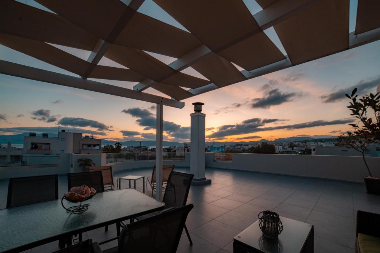 Home Sweet Home - Big Balcony With Great View Kíssamos Esterno foto