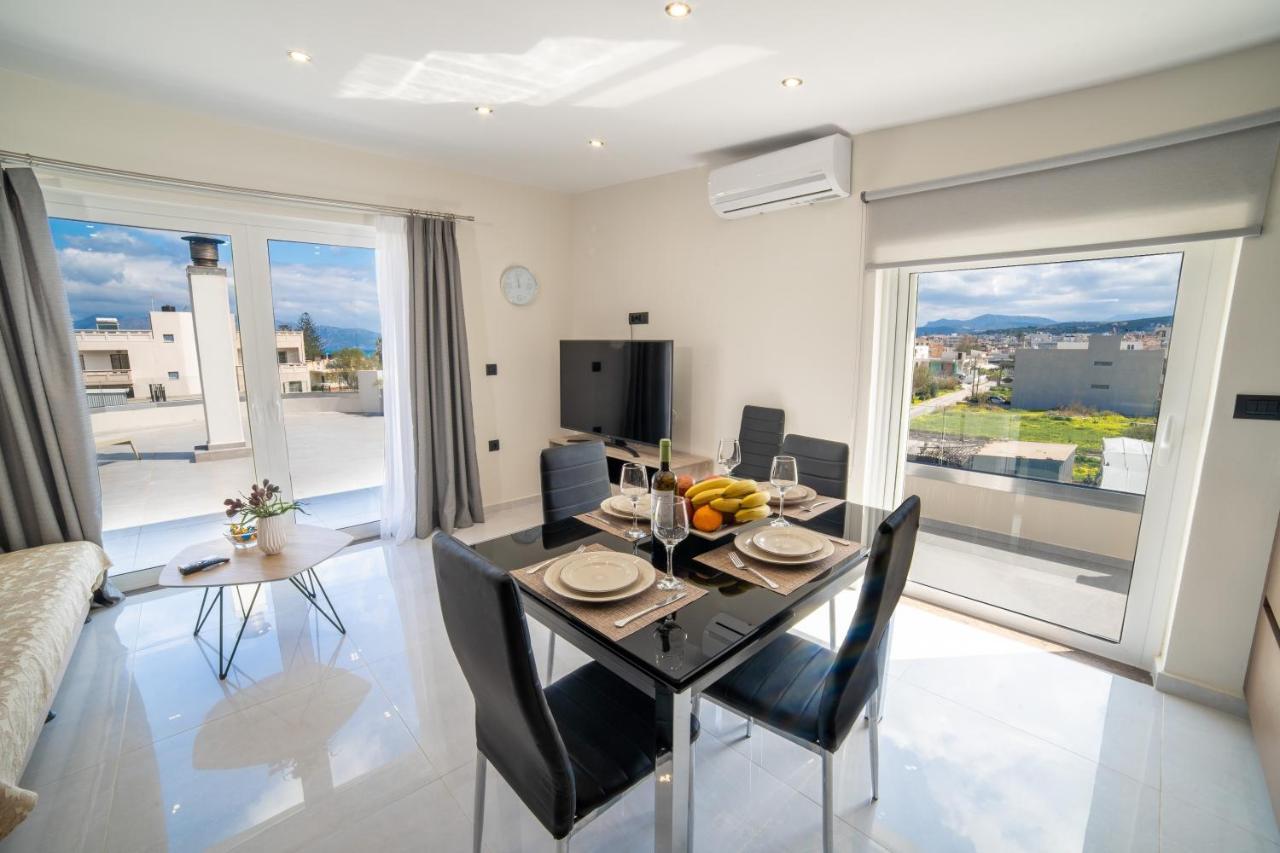 Home Sweet Home - Big Balcony With Great View Kíssamos Esterno foto