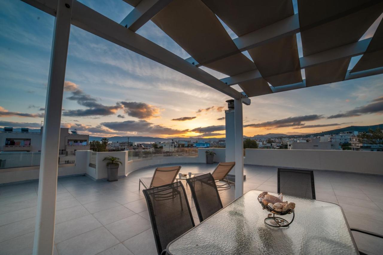 Home Sweet Home - Big Balcony With Great View Kíssamos Esterno foto