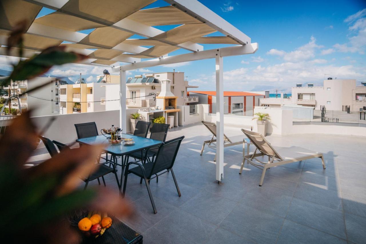Home Sweet Home - Big Balcony With Great View Kíssamos Esterno foto