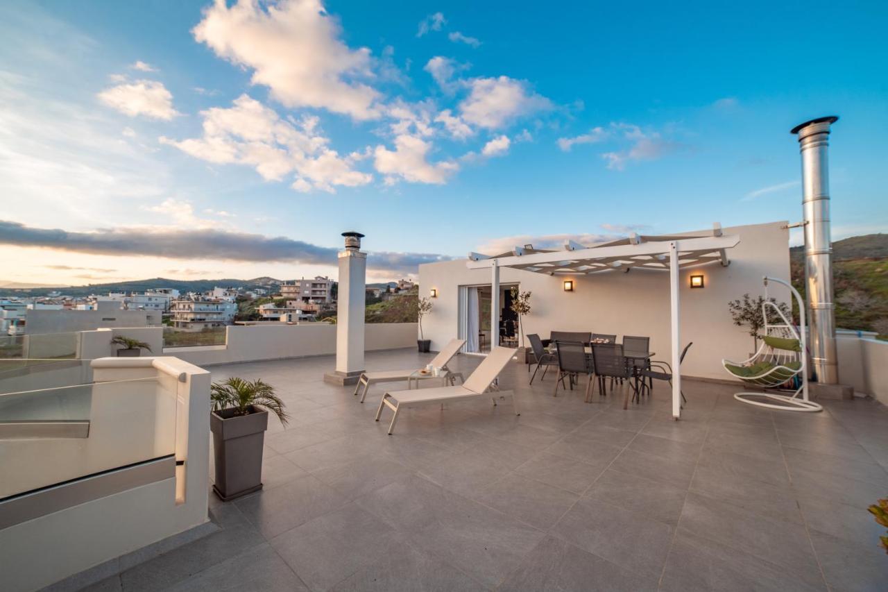 Home Sweet Home - Big Balcony With Great View Kíssamos Esterno foto